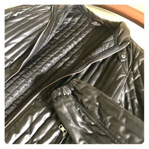 Armani Exchange Pleather Jacket